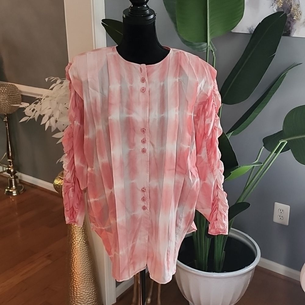 Vintage Renzo Realli silk top sz 12